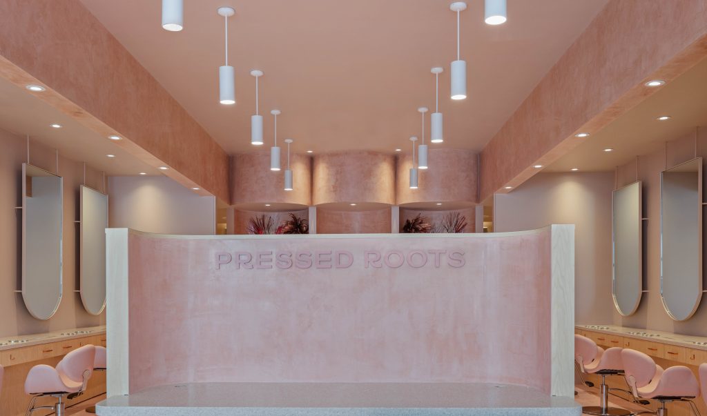 Pressed Roots Luxury Salon | Oculus Inc. | Interior Design